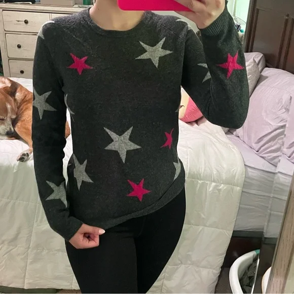 Philosophy cashmere sweater with stars discount